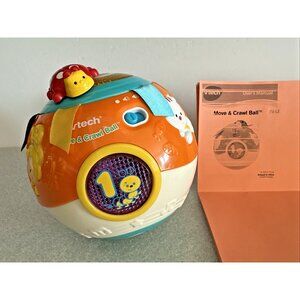 VTech Move & Crawl Ball Learning & Development Toy Sings Speaks Lights Up Moves